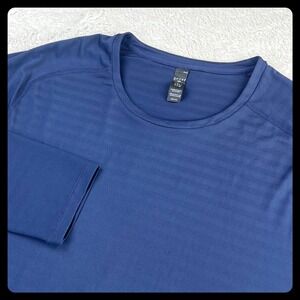 RHONE Long Sleeve Performance Shirt Men's XXL Blue Stretch Polyester 101487